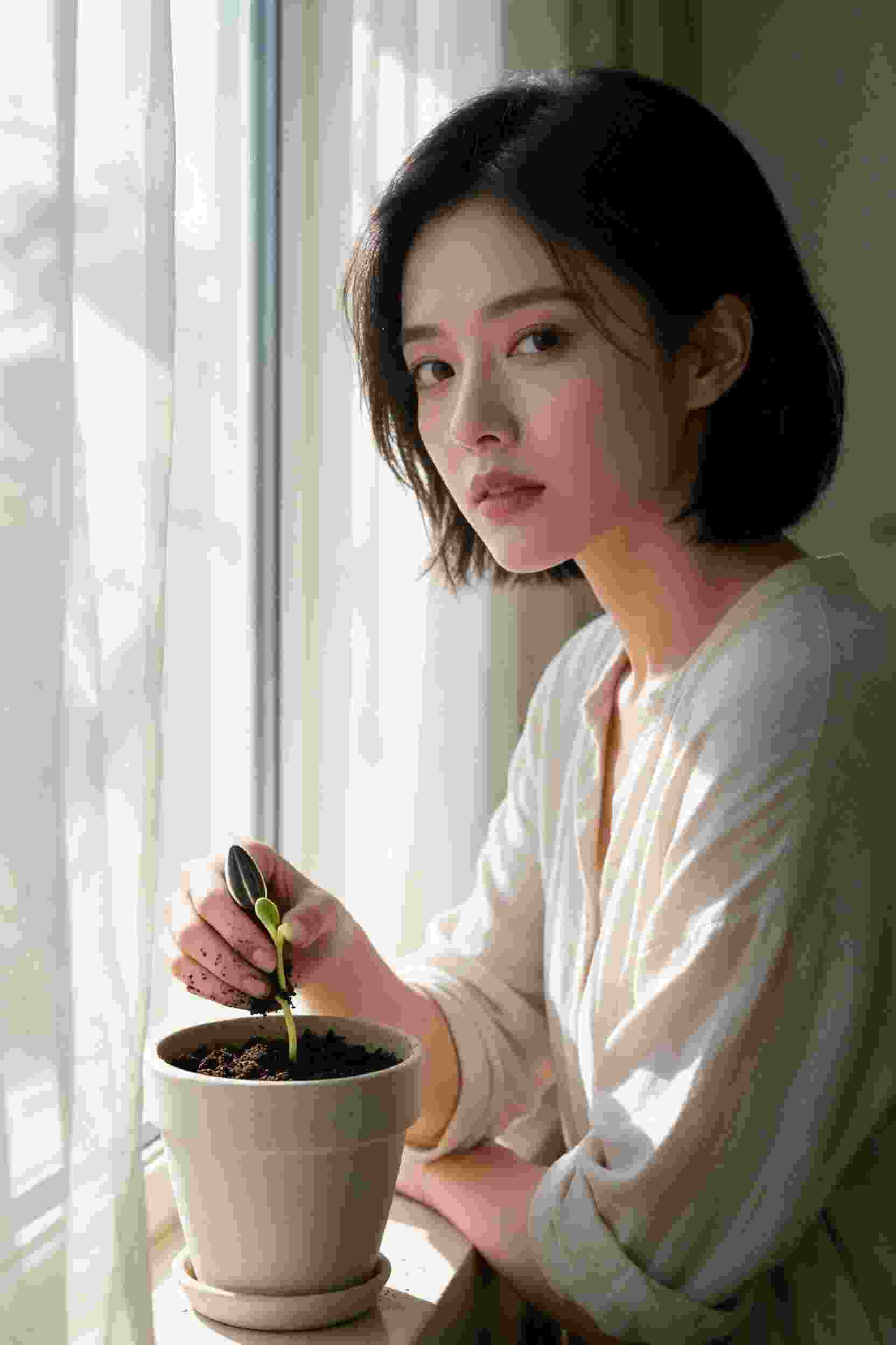 狐尾的女孩